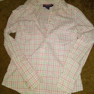 Vineyard Vines Button Down Plaid Shirt